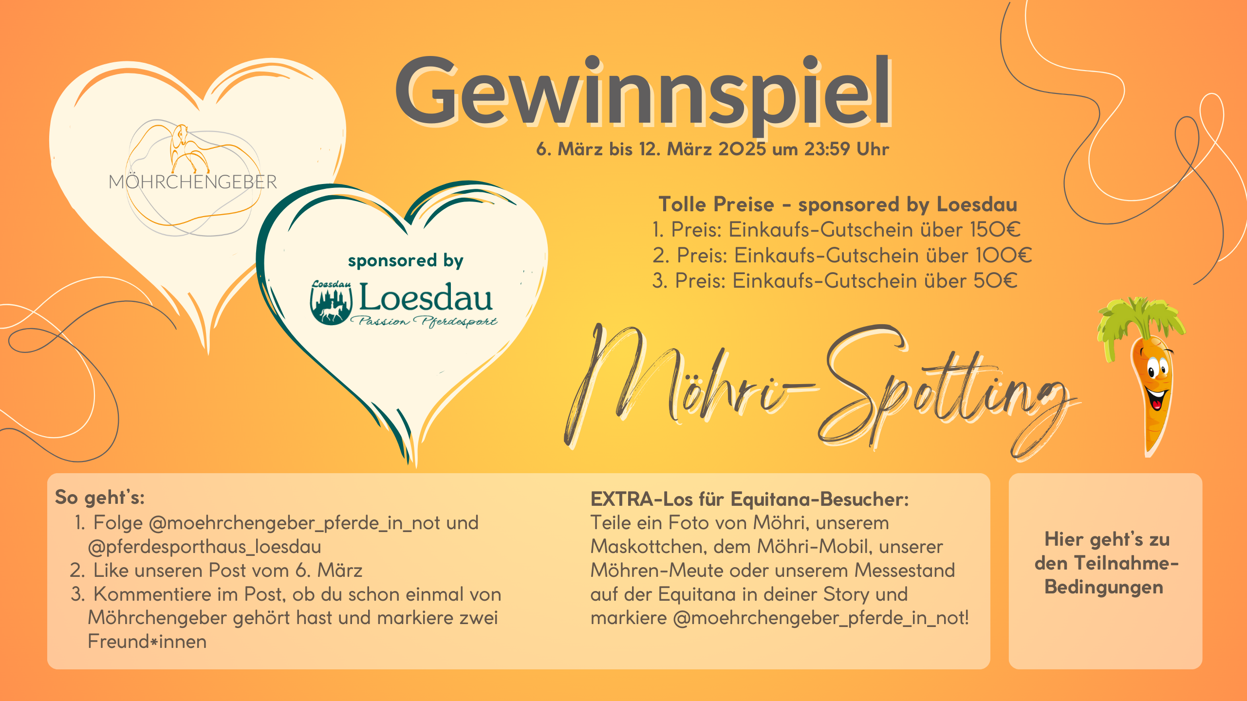 Gewinnspiel responsive ansicht